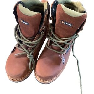 Hawx Work Gear Boots Women 5.5 Brown New Waterproof Composite Toe BHXWCWRPW119